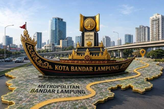 Bandar Lampung menuju kota metropolitan.(ilustrasi: Notis.co.id)