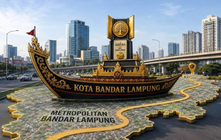 Bandar Lampung menuju kota metropolitan.(ilustrasi: Notis.co.id)