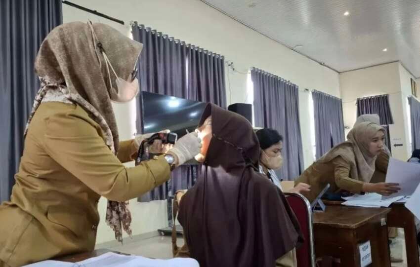 Dinas Kesehatan Kota Bandar Lampung gelar Pemeriksaan Kesehatan Gratis (PKG) secara serentak di seluruh Puskesmas.
