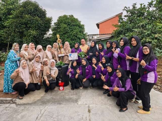 Kelompok Wanita Tani (KWT) Kelurahan Labuan Ratu Terapkan urban farming di Kota Bandar Lampung. (Foto: Notis)