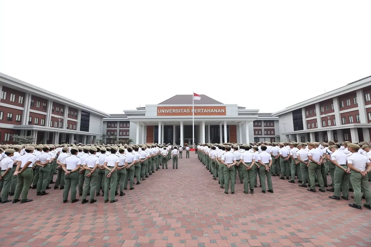 Suasana pendidikan para kadet di Universitas Pertahanan RI. (Foto: ist)