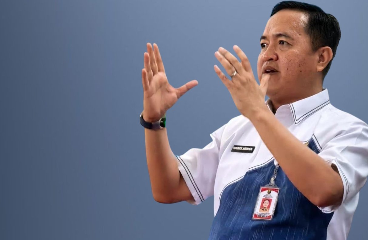 Kepala Dinas Pendidikan dan Kebudayaan Provinsi Lampung, Thomas Amirico.