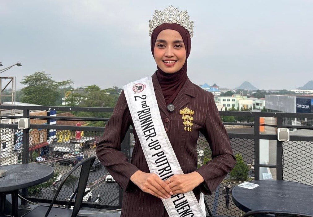 Azura menuju Putri Hijabfluencer Indonesia 2026.(foto:Onoff)