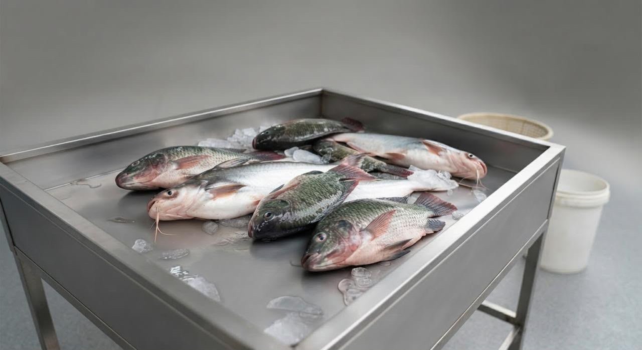 Ikan nila dan patin yang diproduksi akan dipasok ke dapur-dapur MBG.(ilustrasi: Onoff)