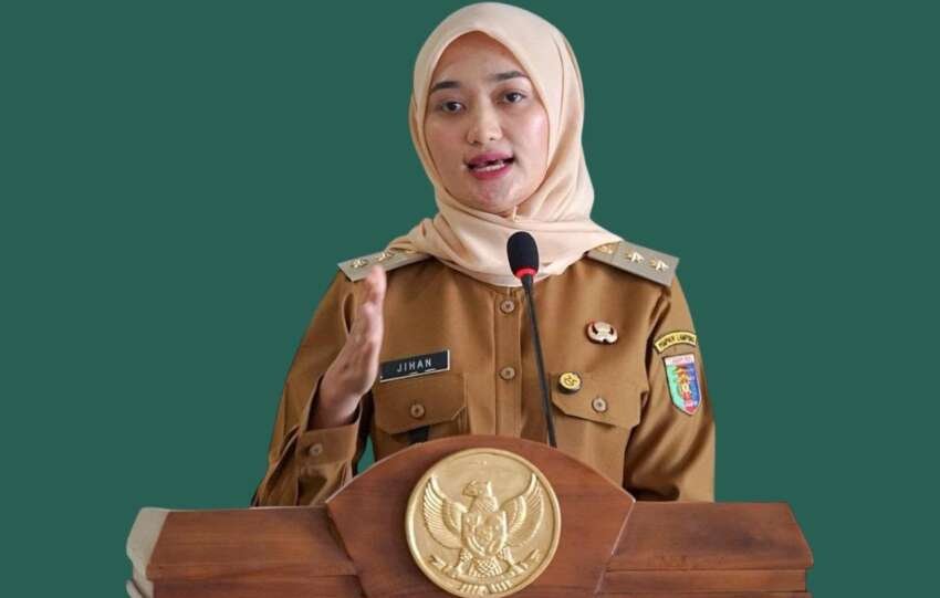 Wakil Gubernur Lampung, Jihan Nurlela.(foto: ist)
