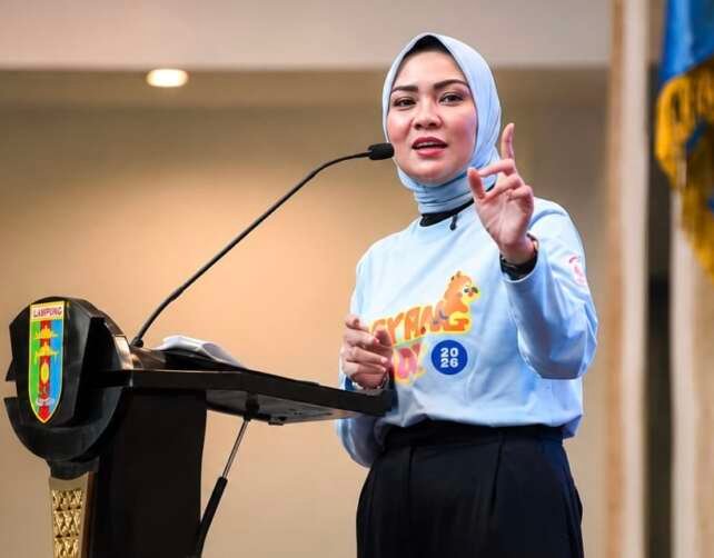Ketua TP PKK Provinsi Lampung, Purnama Wulan Sari Mirza.(foto: ist)