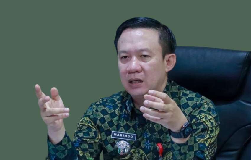 Sekdaprov Lampung Marindo Kurniawan.(foto:ist)