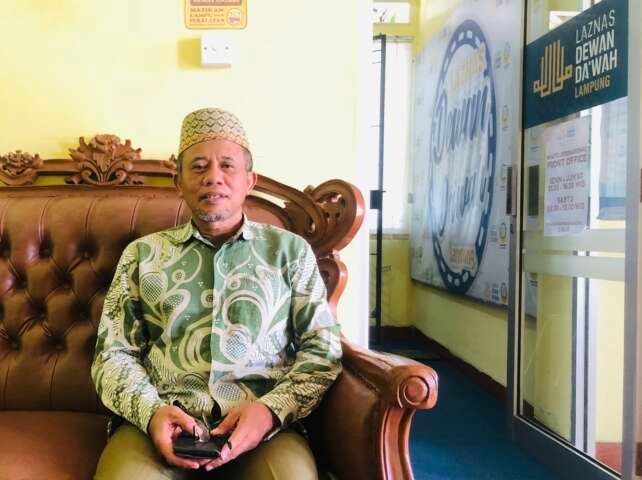 Ketua DDII Provinsi Lampung KH. Ahmad Yani Marjas.(foto: Onoff)