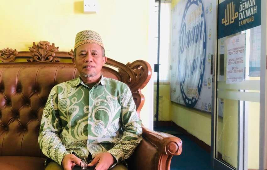 Ketua DDII Provinsi Lampung KH. Ahmad Yani Marjas.(foto: Onoff)