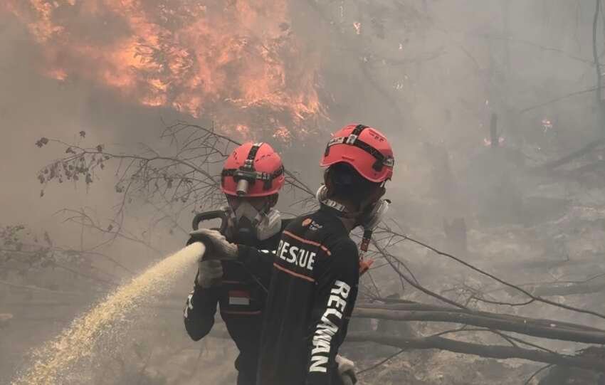 Relawan Rumah Zakat turut aksi kemanusiaan di Kota Palangkaraya, Kalteng. (Foto: ist)