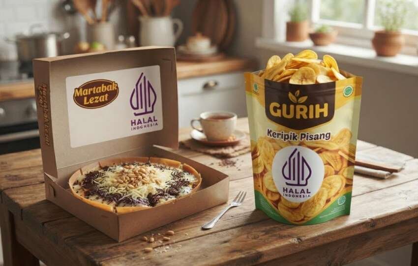 Penerapan label sertifikasi halal pada produk IKM.(ilustrasi: Onoff)