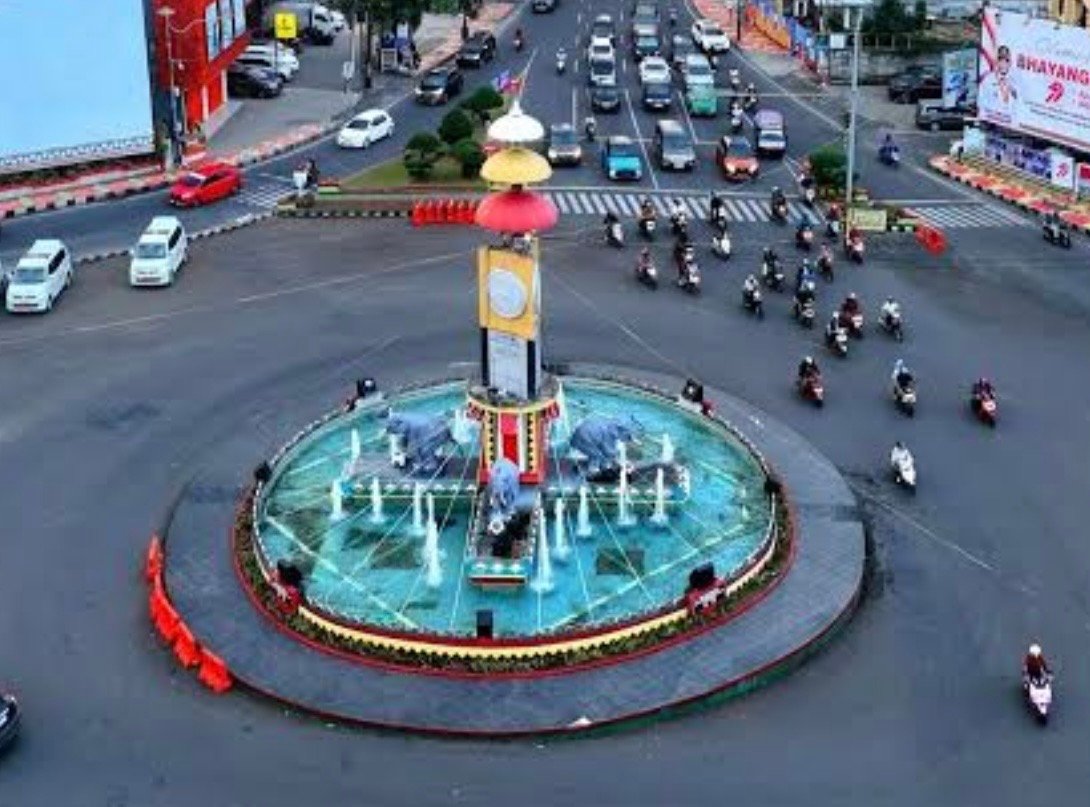 Tugu Adipura Kota Bandar Lampung.(foto: ist)
