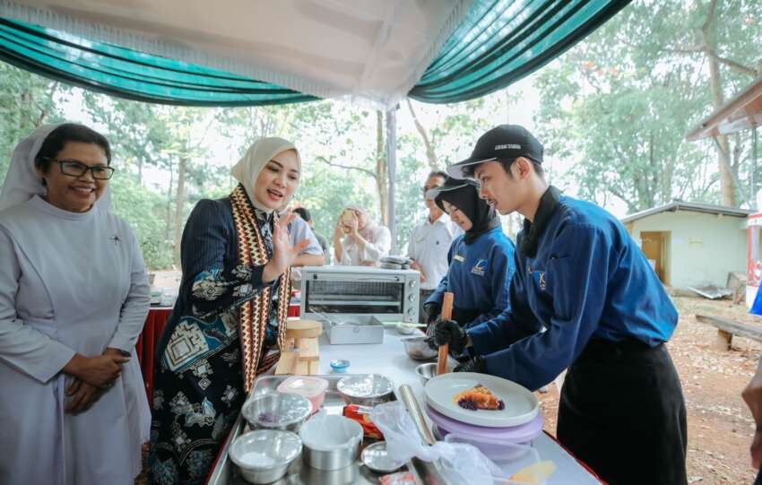 Batin Wulan hadiri Festival Pangan Lokal "Kaya Rasa Nusantara".(foto: ist)