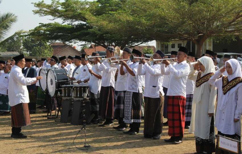 Peringatan Hari Santri Nasional 2026 di Graha Bhakti Herman, Bandar Lampung.(foto: Onoff)